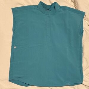 Figs Teal Rafaela Scrub Top